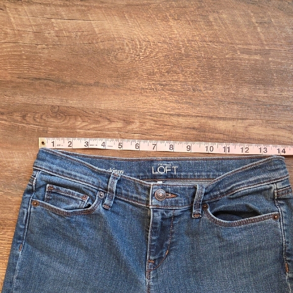 LOFT Modern Skinny Blue Jeans Size 27/4 - Picture 7 of 9